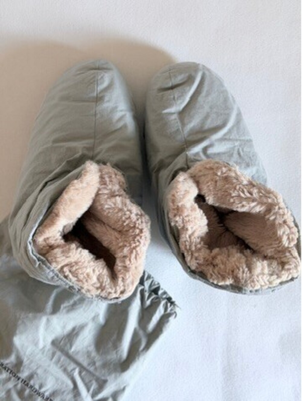 Restoration Hardware Luxury Plush Foot Duvet, Size Small/Medium